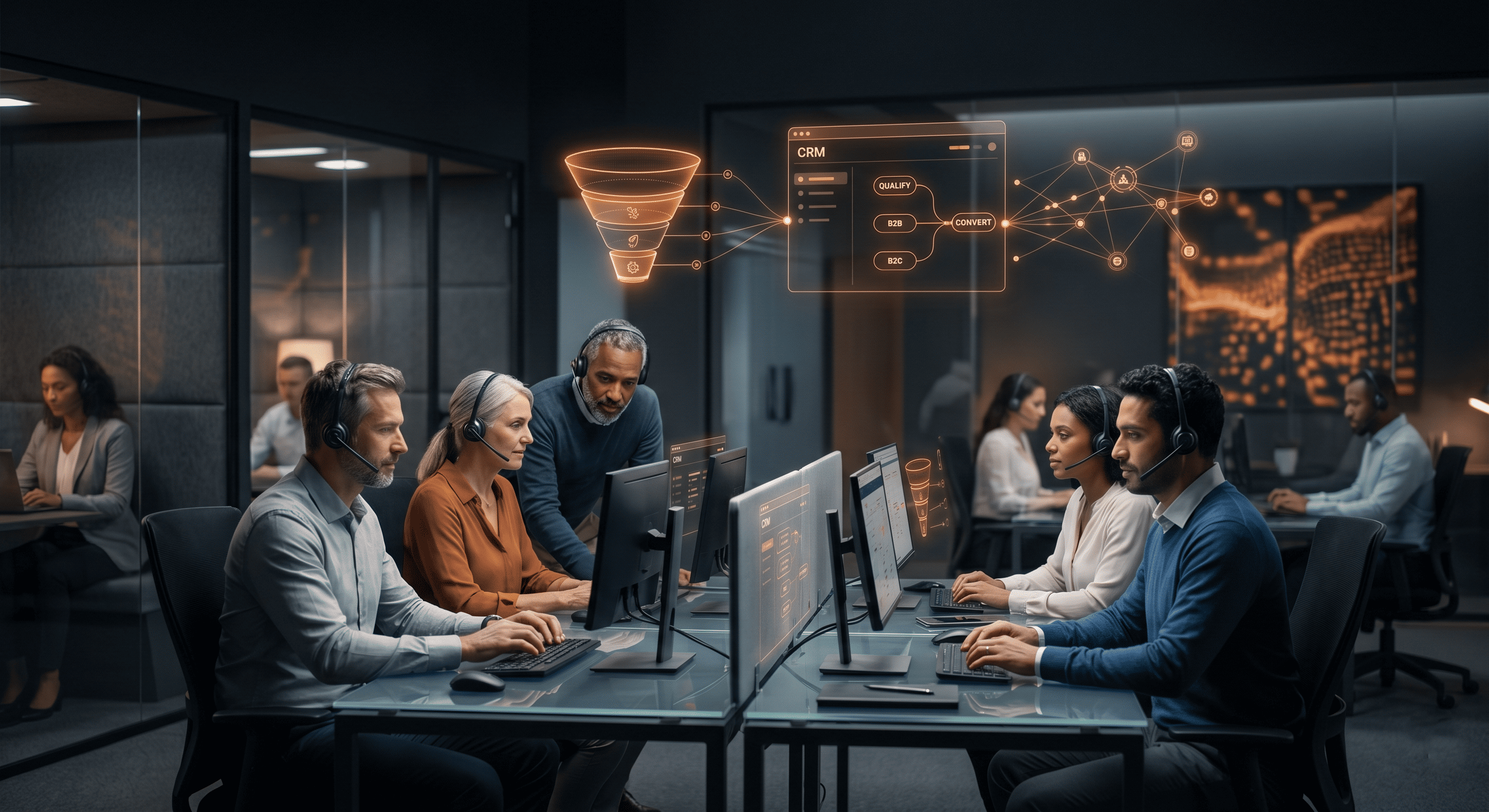Gestión de leads Sales Center Tu-Voz