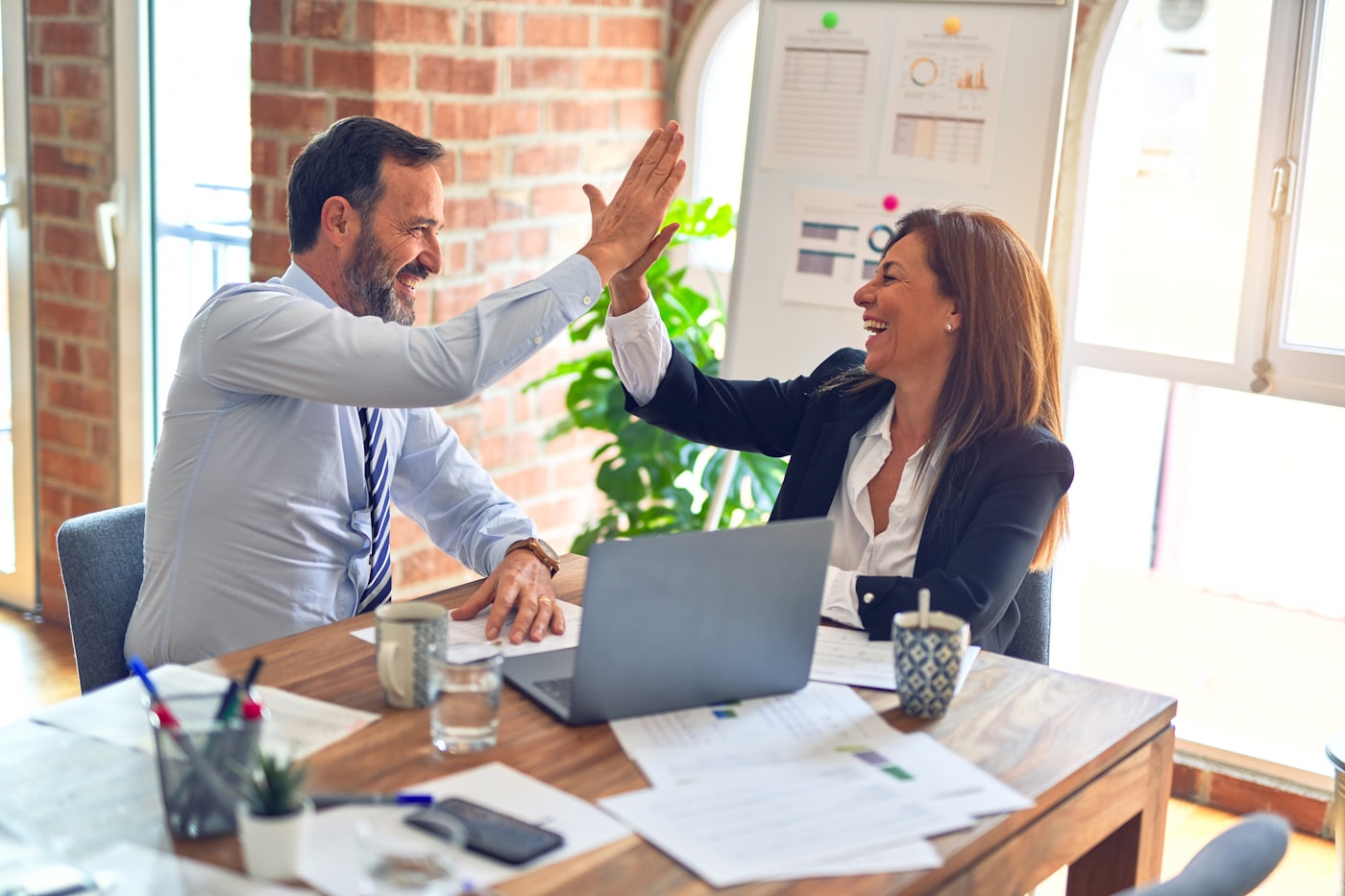 Profesionales de ventas en un entorno de contact center